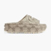 Monogram canvas slip-on mules by CIELOR