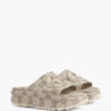 Monogram canvas slip-on mules by CIELOR